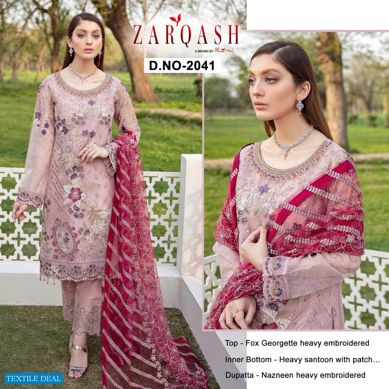 Zarqash Minhal Wholesale Designer Pakistani Concept Dress