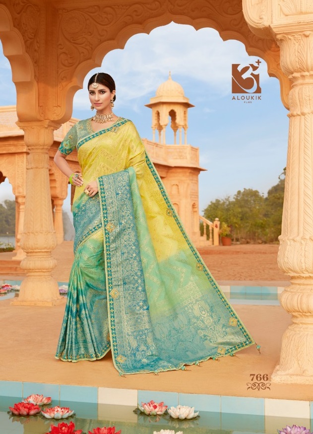 VISHAL ALOUKIK MEHREEN VOL 2  SILK DESIGNER PARTY WEAR SAREES