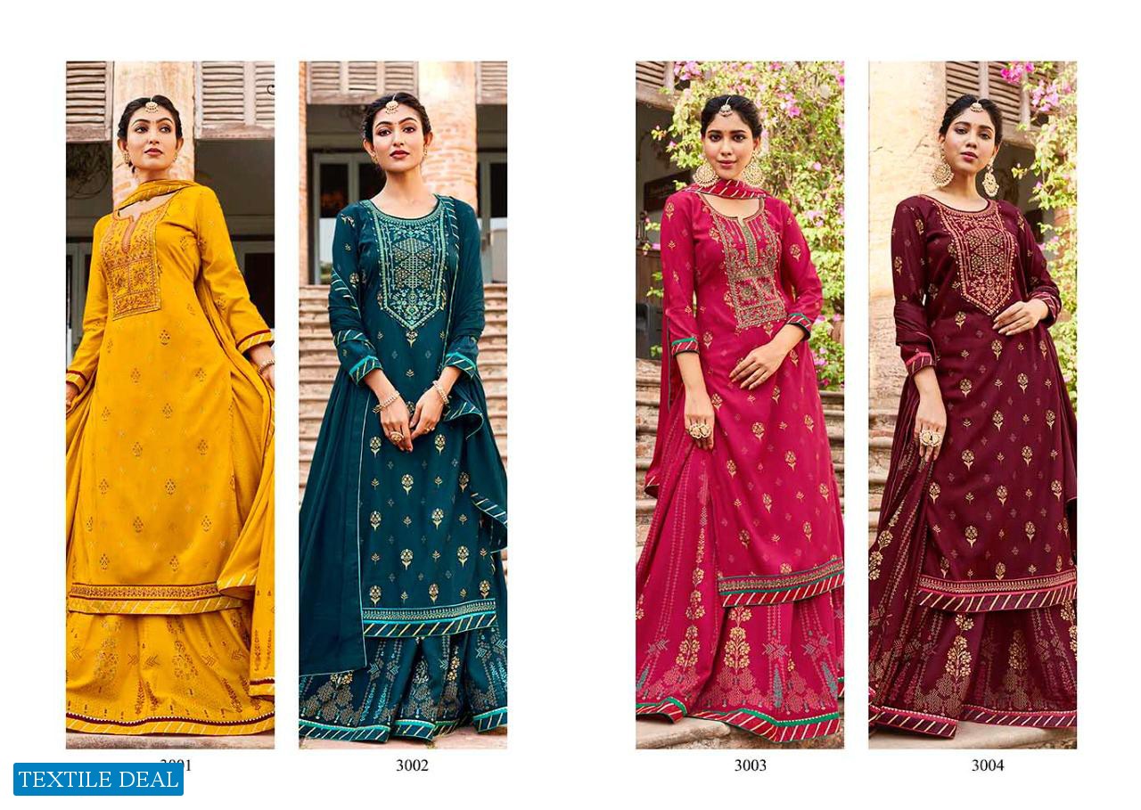 NATRAJ VOL 4 BY RANGOON RAYON EMBROIDERY READYMADE FANCY SUITS