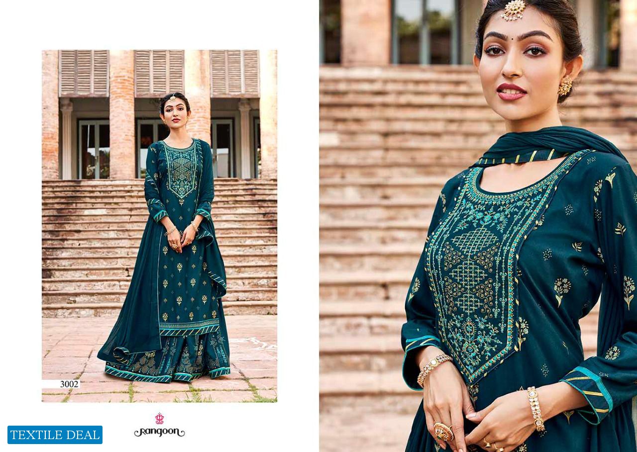NATRAJ VOL 4 BY RANGOON RAYON EMBROIDERY READYMADE FANCY SUITS