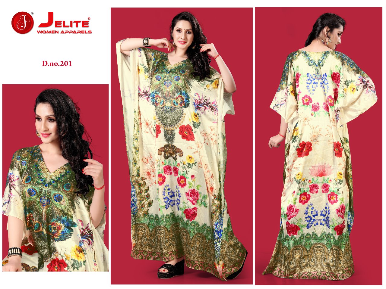 JELITE PRESENTS KAFTAN-E-NAZAKAT PRINTED SUPREME QUALITY KAFTANS