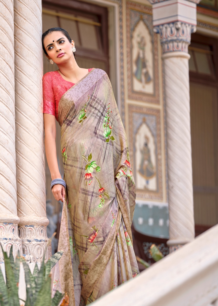 CHITRANGANA BY  KASHVI CREATION PARTY WEAR DESIGNER SAREE