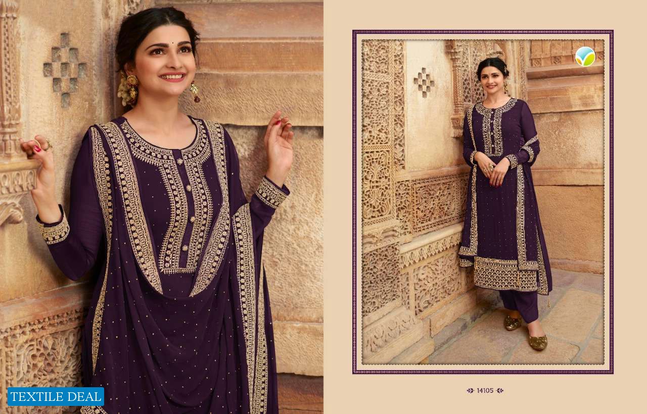 ANDAAZ HITLIST BY VINAY GEORGETTE DESIGNER ELEGANT SALWAR KAMEEZ
