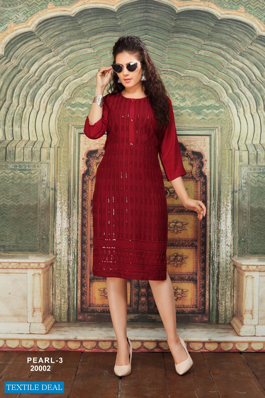Shreenath Jee Pearl Vol-3 Wholesale Shopping Long Kurtis
