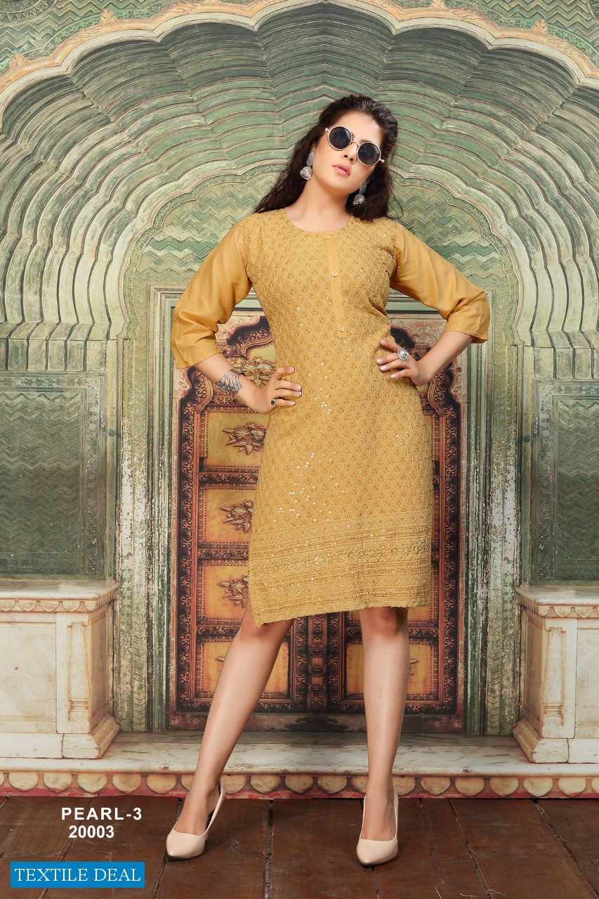 Shreenath Jee Pearl Vol-3 Wholesale Shopping Long Kurtis