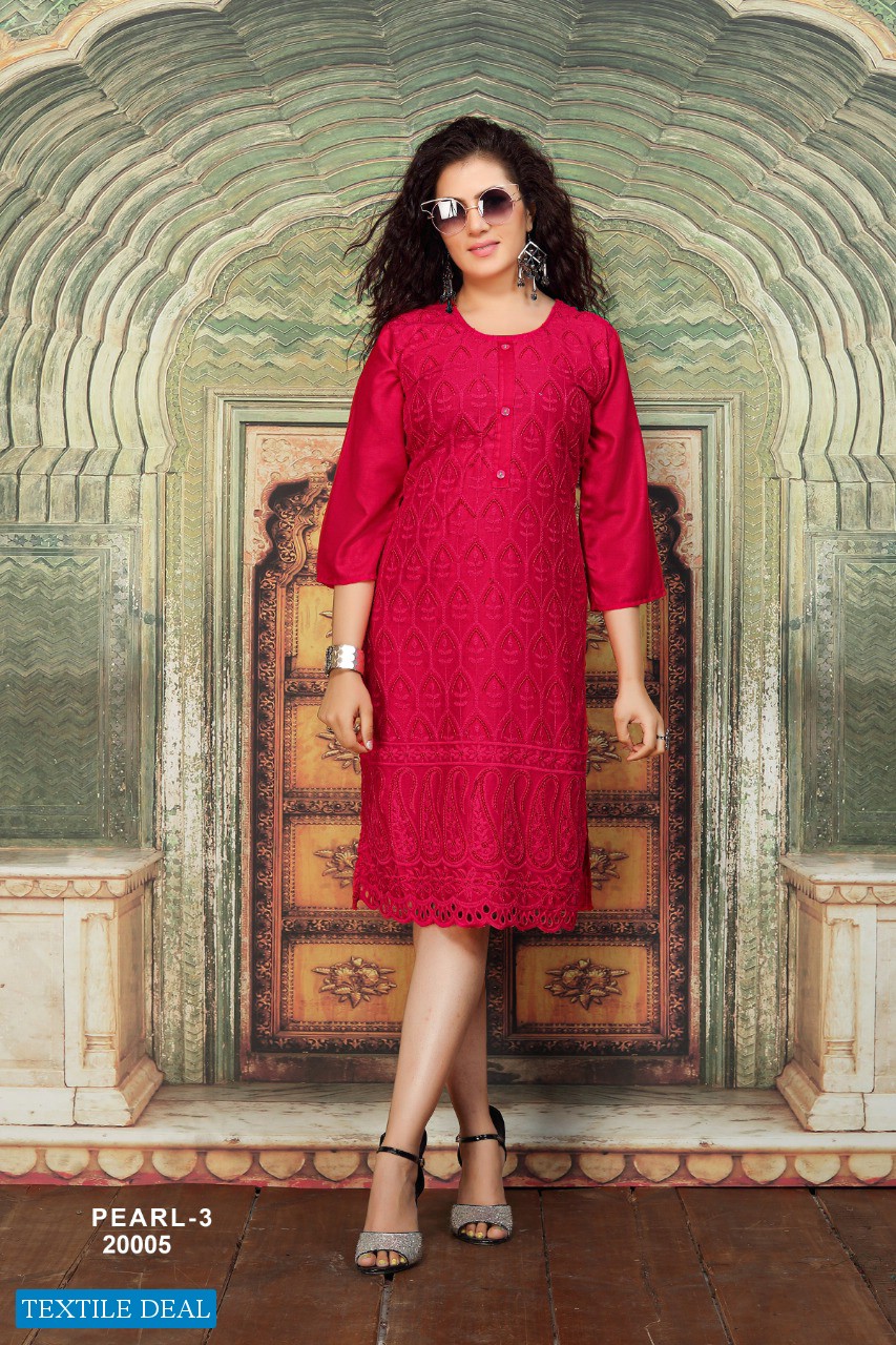 Shreenath Jee Pearl Vol-3 Wholesale Shopping Long Kurtis