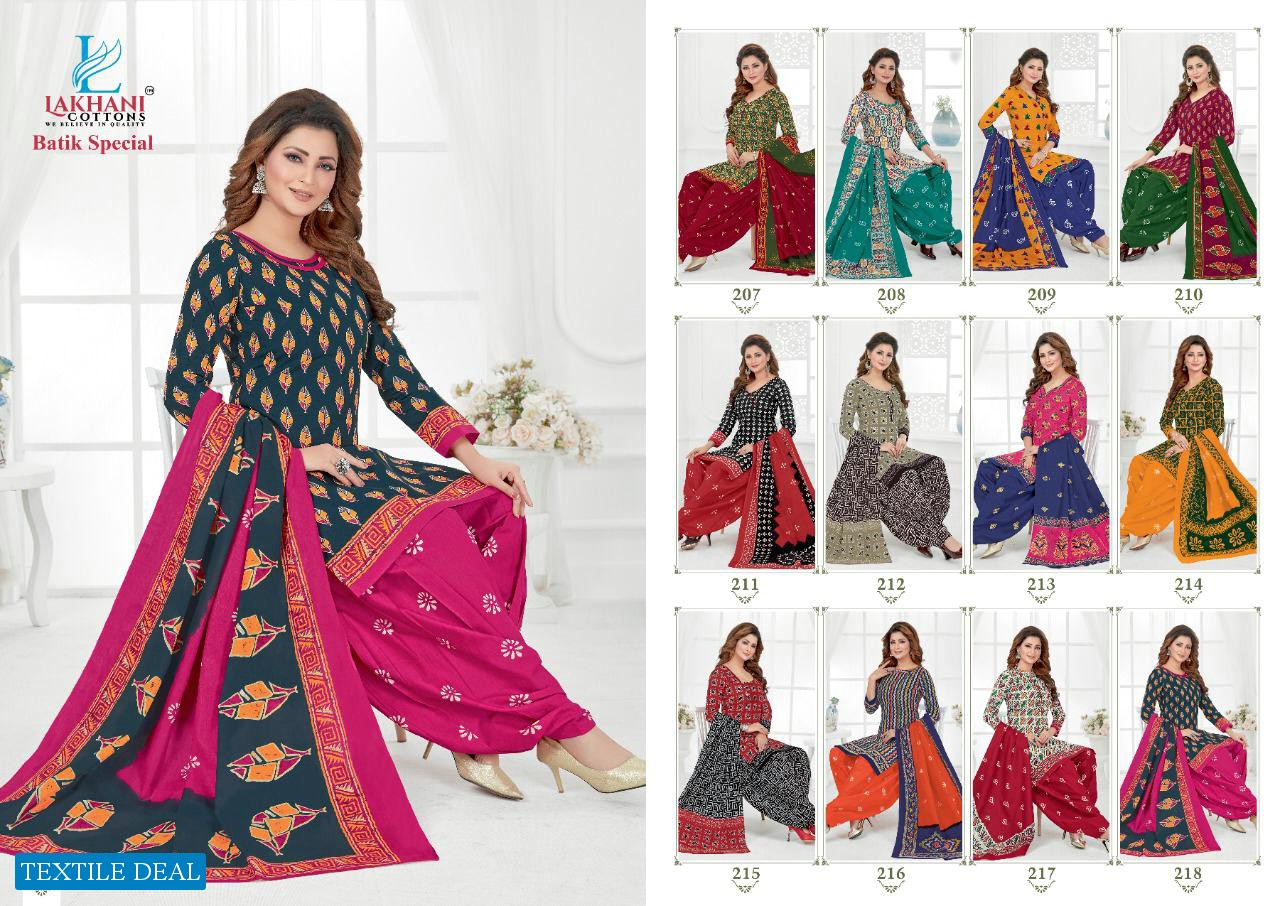 Lakhani Batik Special Vol-2 wholesale Cotton Printed Dress Material