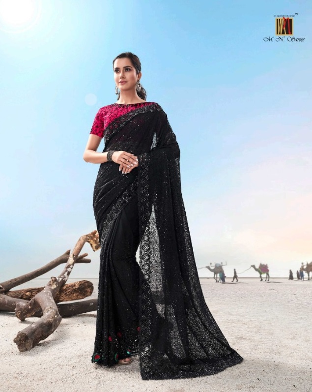 M N SAREE HIT DESIGNS PARTY WEAR STYLIST DESIGNER SAREES SALE