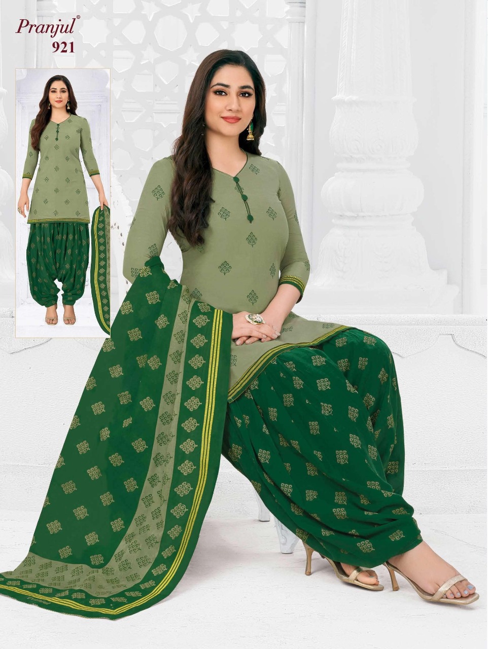 PRANJAL PRIYANKA VOL 9 PURE COTTON DESIGNER DRESS MATERIAL