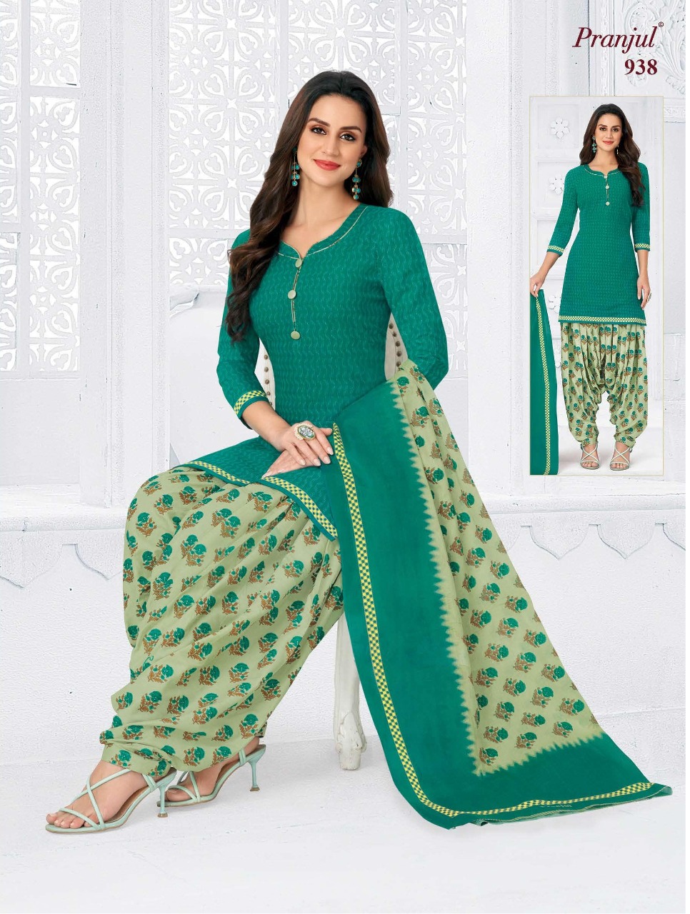 PRANJAL PRIYANKA VOL 9 PURE COTTON DESIGNER DRESS MATERIAL