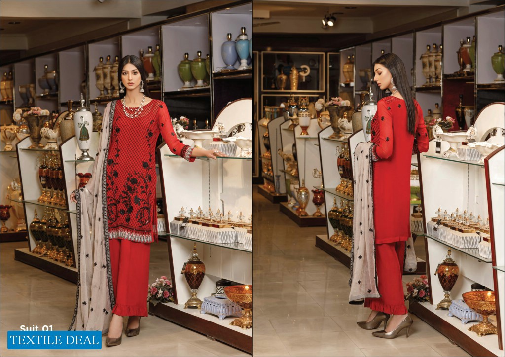 Meraki Embroidered Chiffon Collection Vol-2 Wholesale Original Pakistani Dress