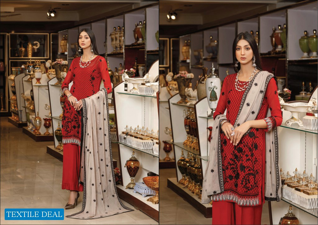 Meraki Embroidered Chiffon Collection Vol-2 Wholesale Original Pakistani Dress