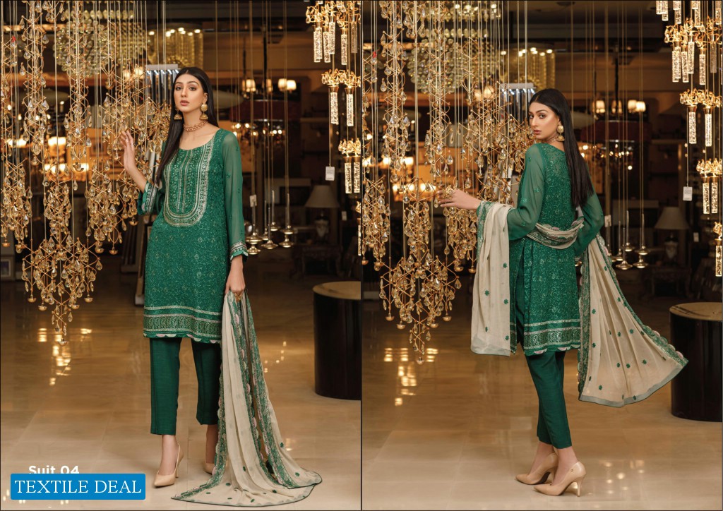 Meraki Embroidered Chiffon Collection Vol-2 Wholesale Original Pakistani Dress