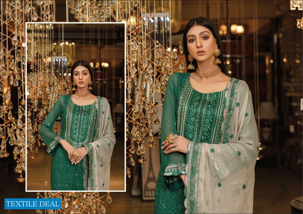 Meraki Embroidered Chiffon Collection Vol-2 Wholesale Original Pakistani Dress