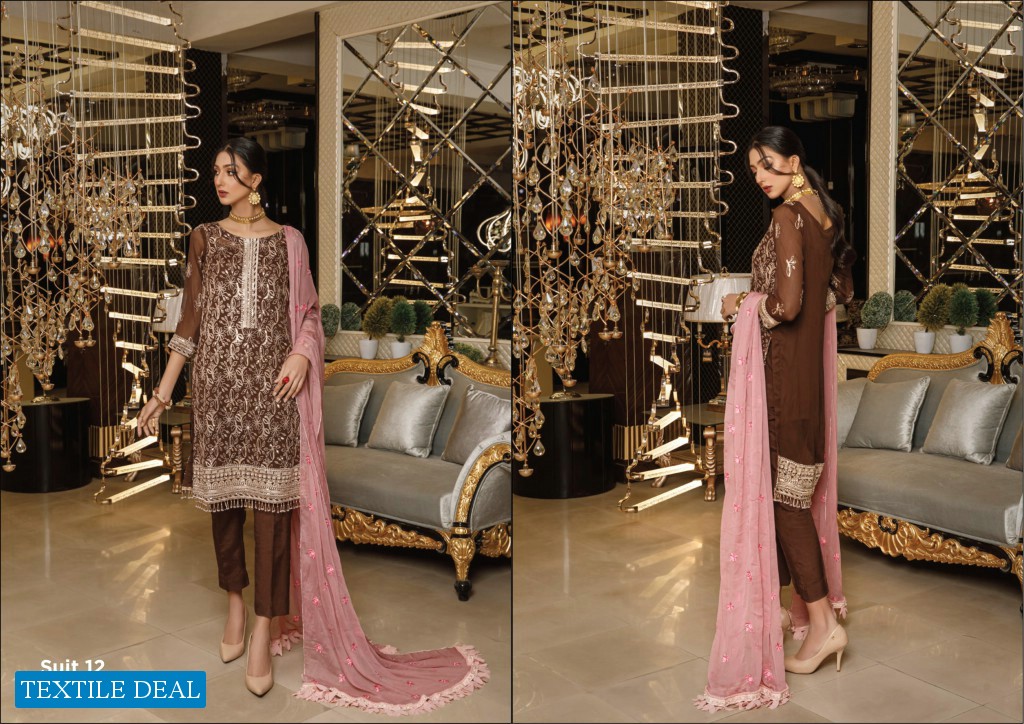 Meraki Embroidered Chiffon Collection Vol-2 Wholesale Original Pakistani Dress