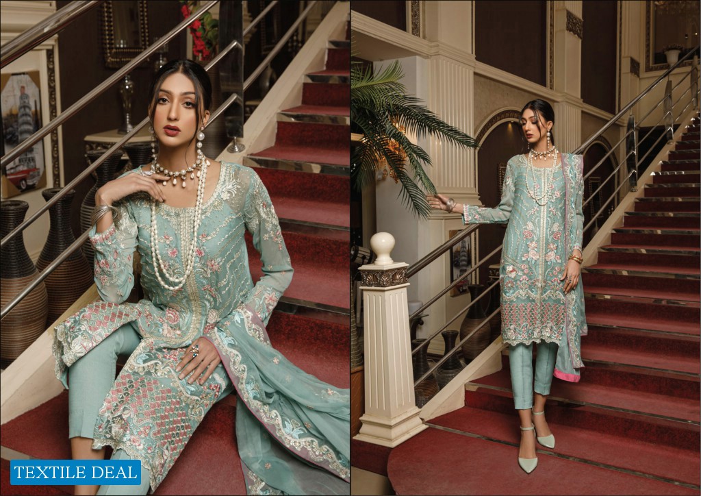 Meraki Embroidered Chiffon Collection Vol-2 Wholesale Original Pakistani Dress