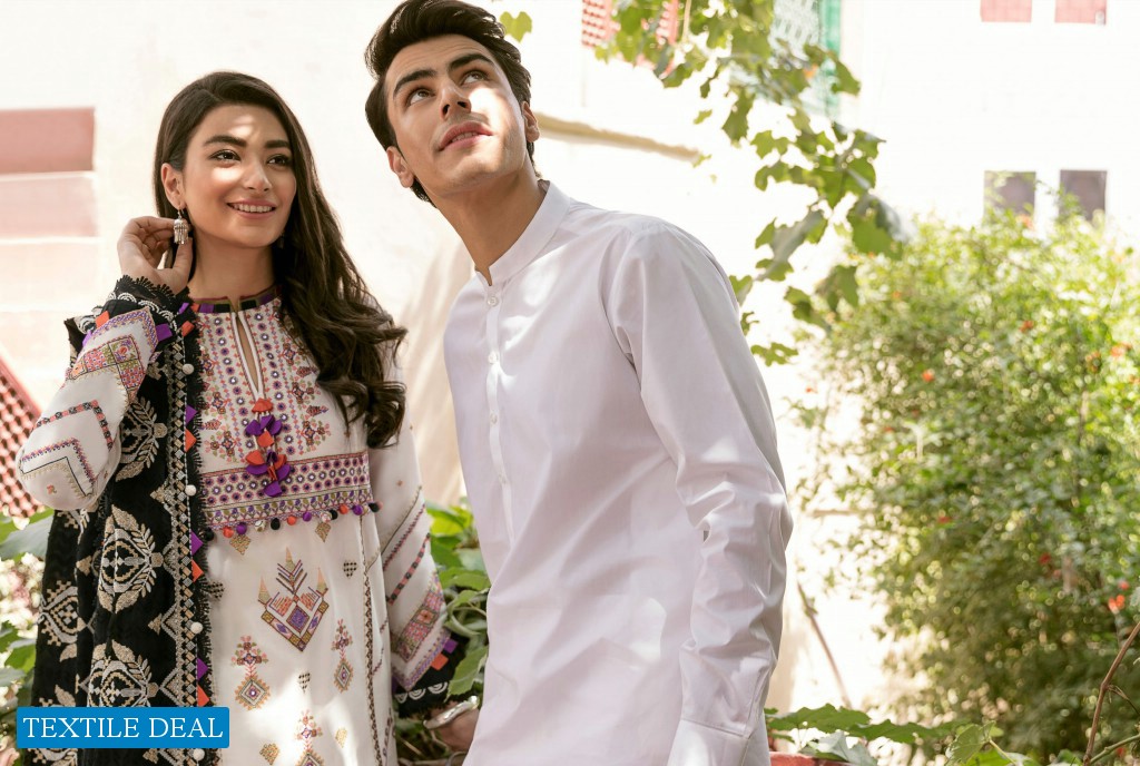 Zaha By Elan Unstitched Festive Original Pakistani Dress