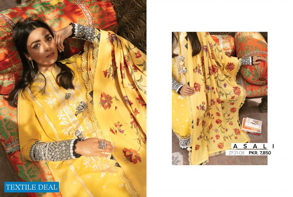 Zaha By Elan Unstitched Festive Original Pakistani Dress