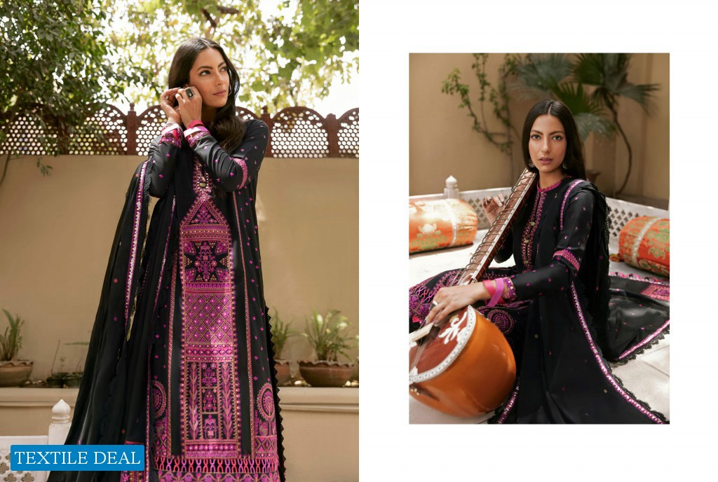 Zaha By Elan Unstitched Festive Original Pakistani Dress