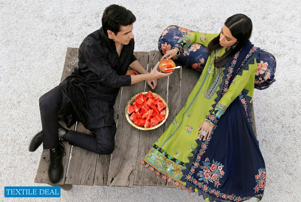 Zaha By Elan Unstitched Festive Original Pakistani Dress