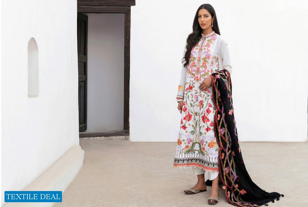 Zaha By Elan Unstitched Festive Original Pakistani Dress
