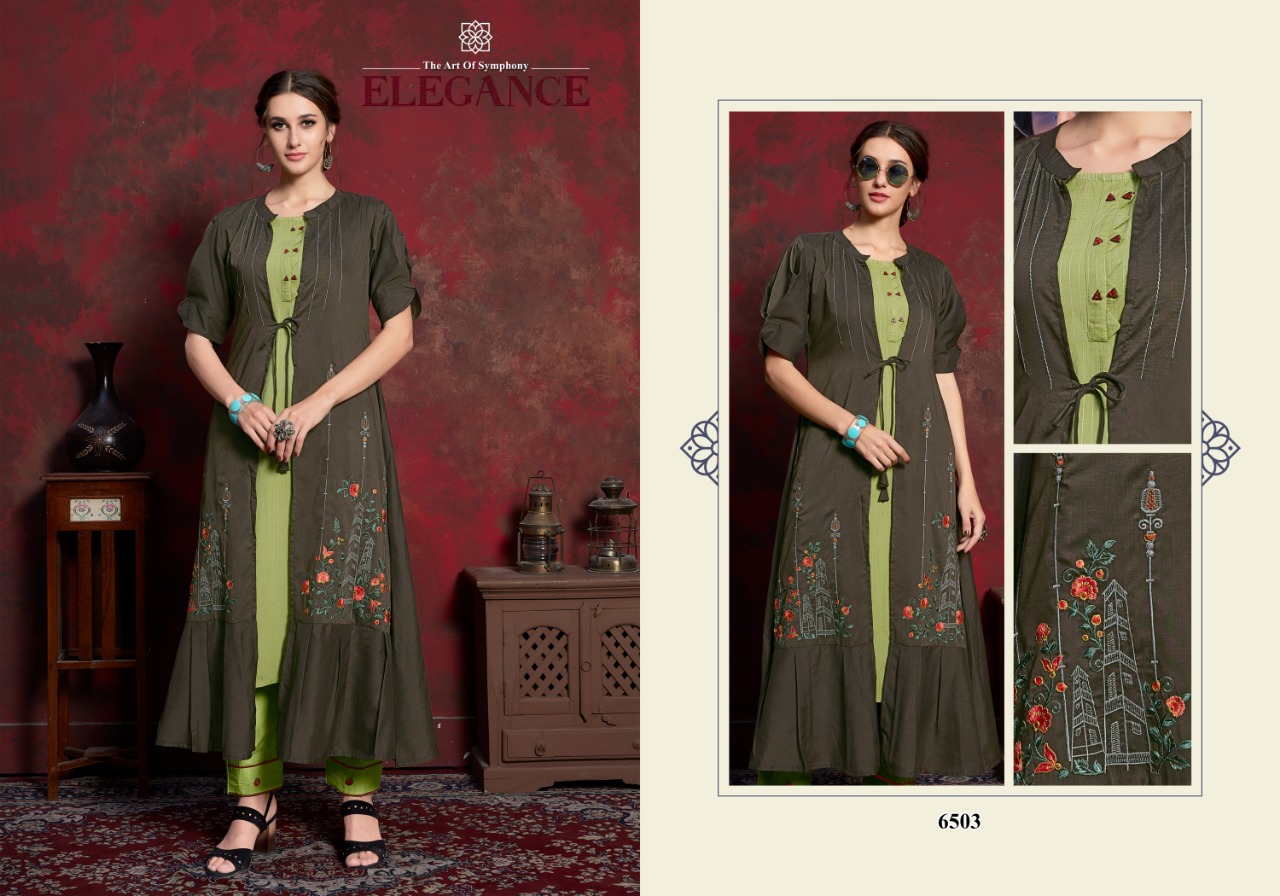 NIRAVANA  MUSLIN DESIGNER FANCY TOP WITH KURTIS