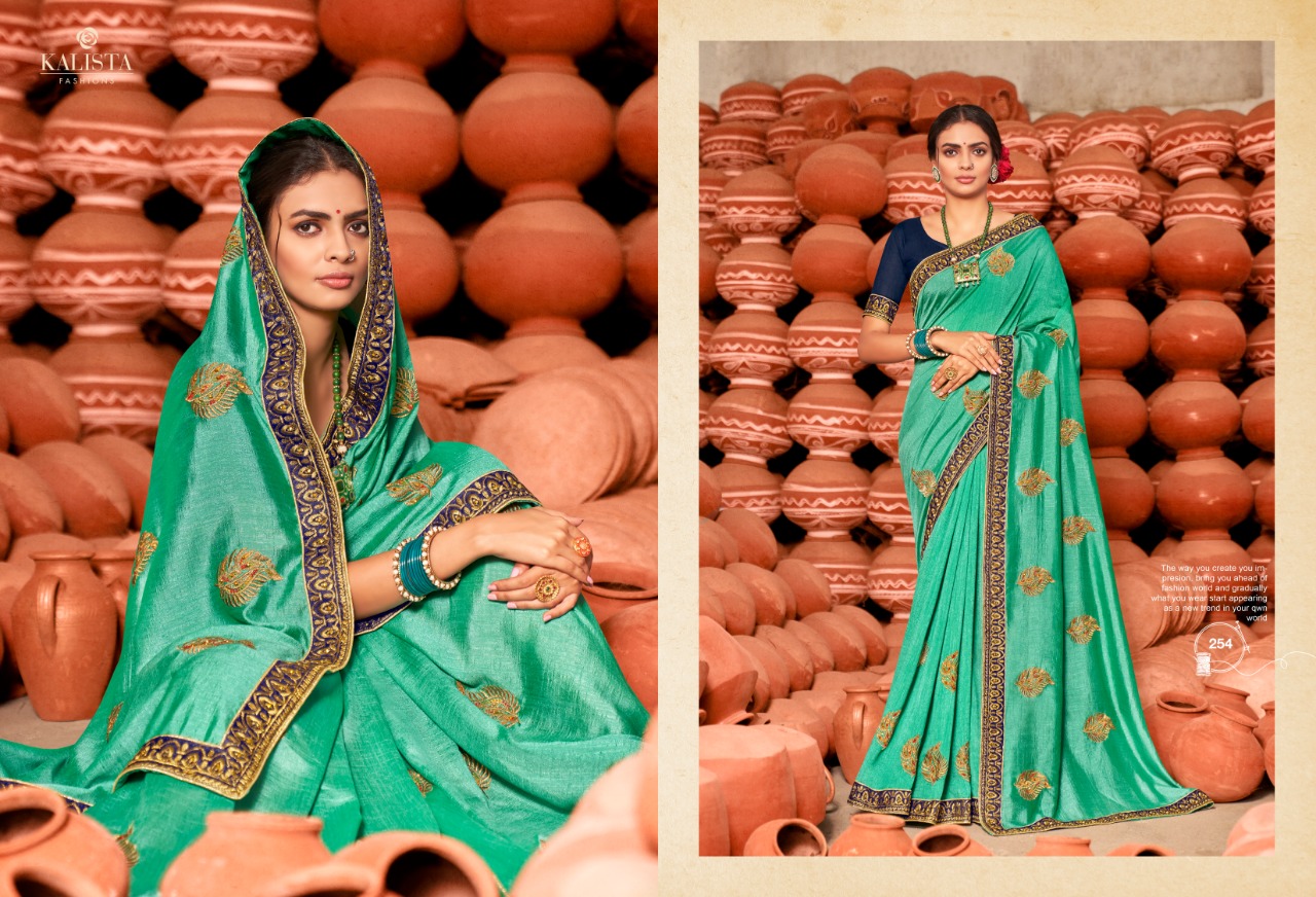 KALISTA PRESENTS SUNAINA VICHITRA DESIGNER FESTIVE SAREES