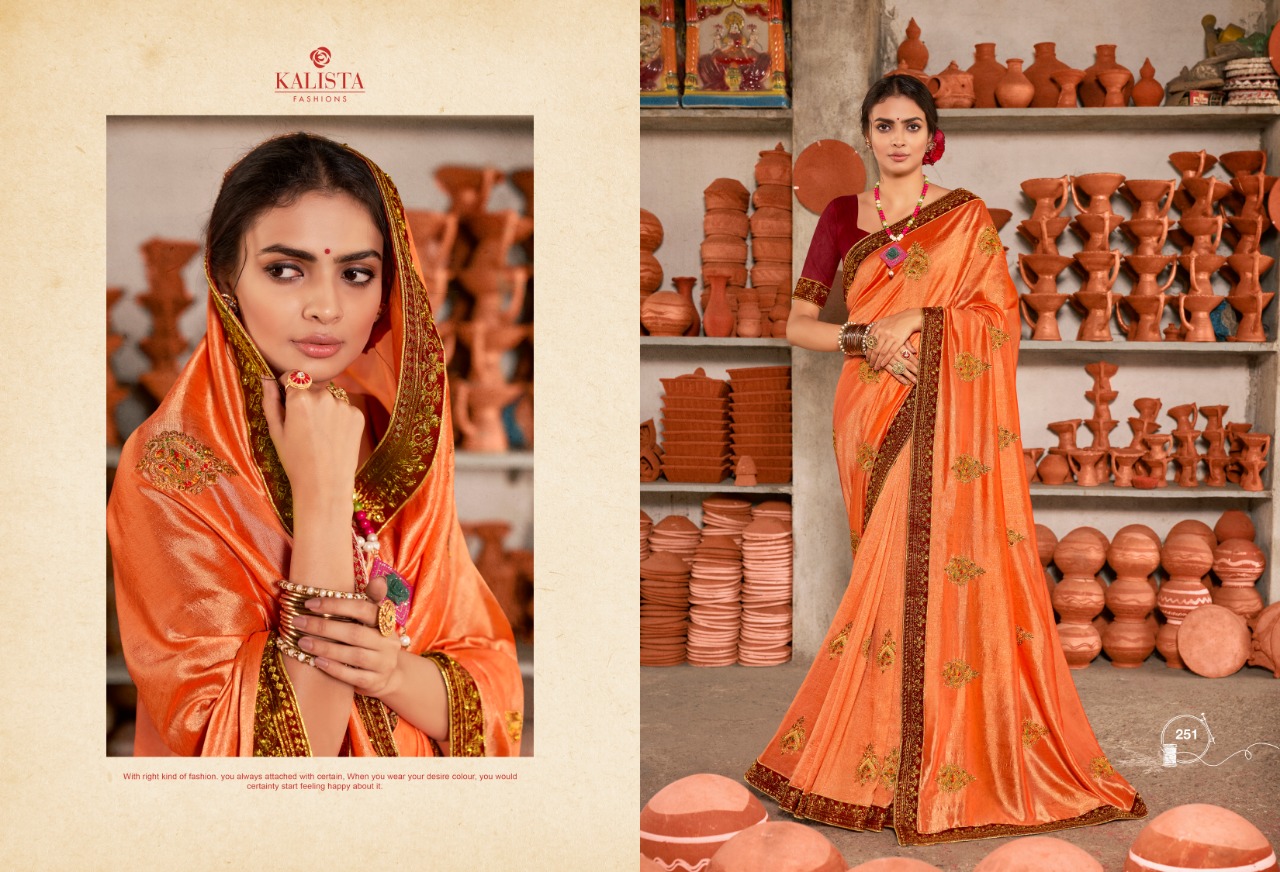 KALISTA PRESENTS SUNAINA VICHITRA DESIGNER FESTIVE SAREES