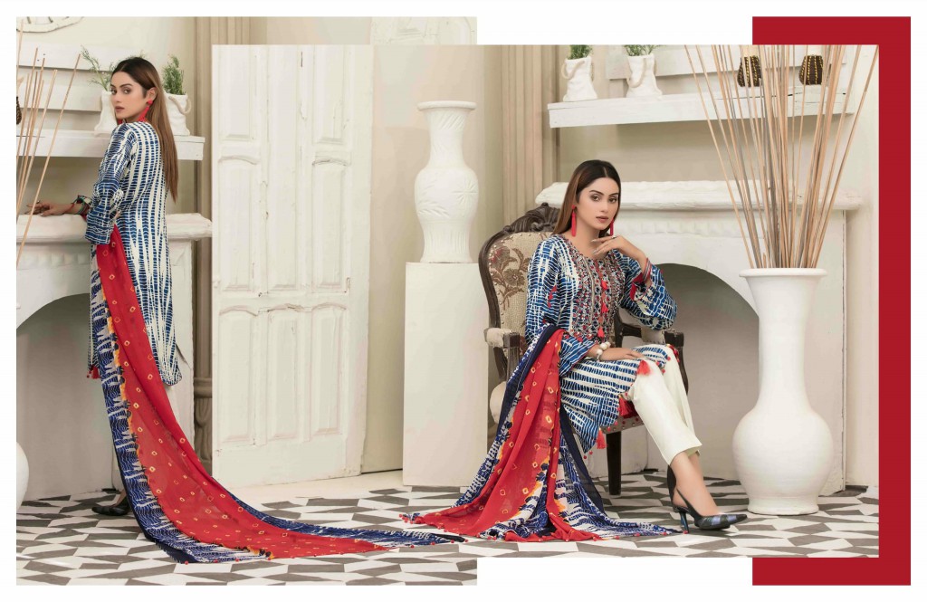 Amna Sohail Avyanna Wholesale Chiffon Digital Printed Dupatta Catalogs