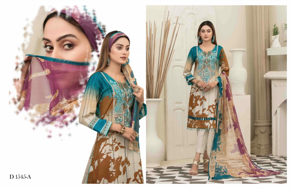 Amna Sohail Avyanna Wholesale Chiffon Digital Printed Dupatta Catalogs