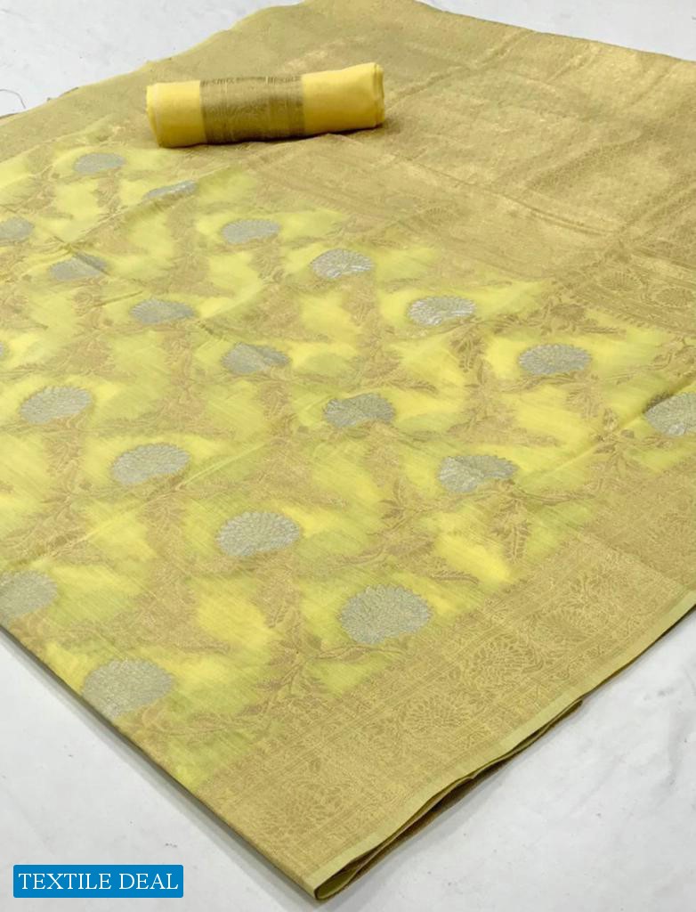 KANANYA LINEN BY RAJTEX 181001-181006 SERIES LINEN WEAVING DESIGNER SAREE