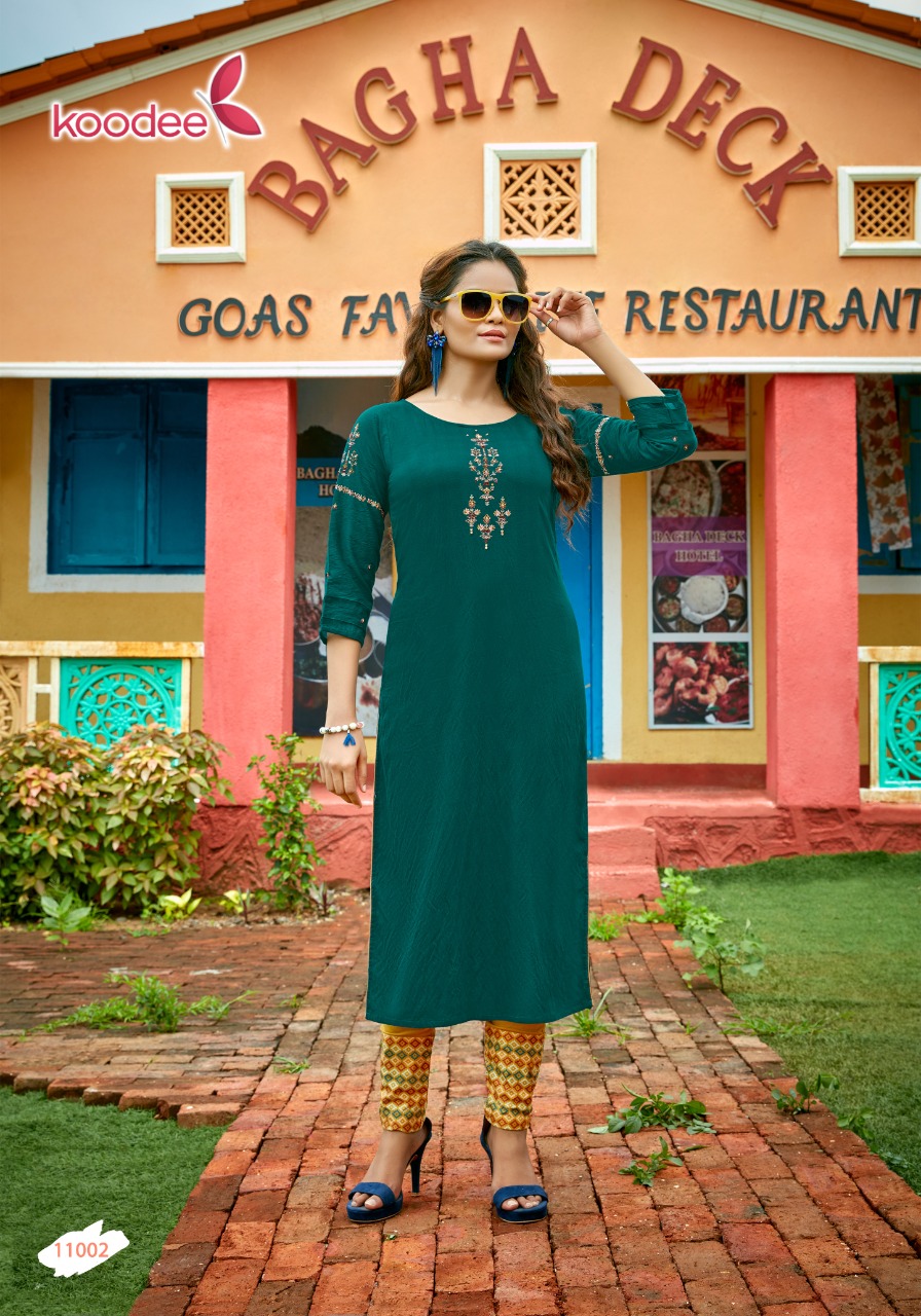 KOODEE KASHVI 1 FANCY DESIGNER CLASSY WOMENS KURTIS