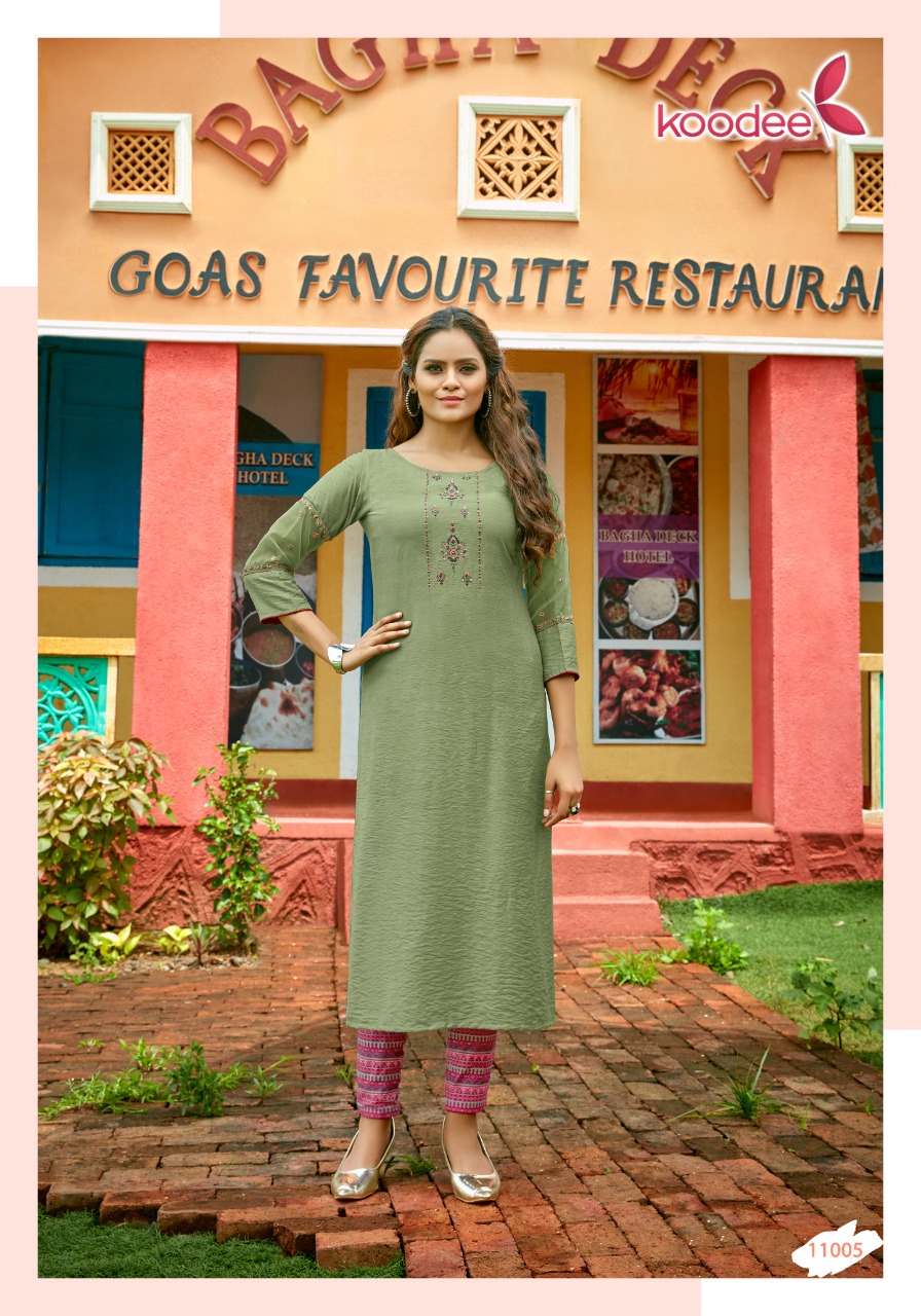 KOODEE KASHVI 1 FANCY DESIGNER CLASSY WOMENS KURTIS