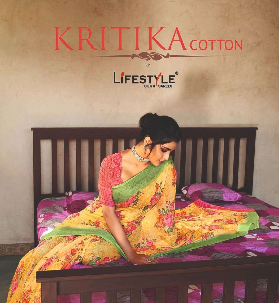 KRITIKA COTTON BY LIFESTYLE LINEN SILK ETHNIC TRADITIONAL WEAR SAREES