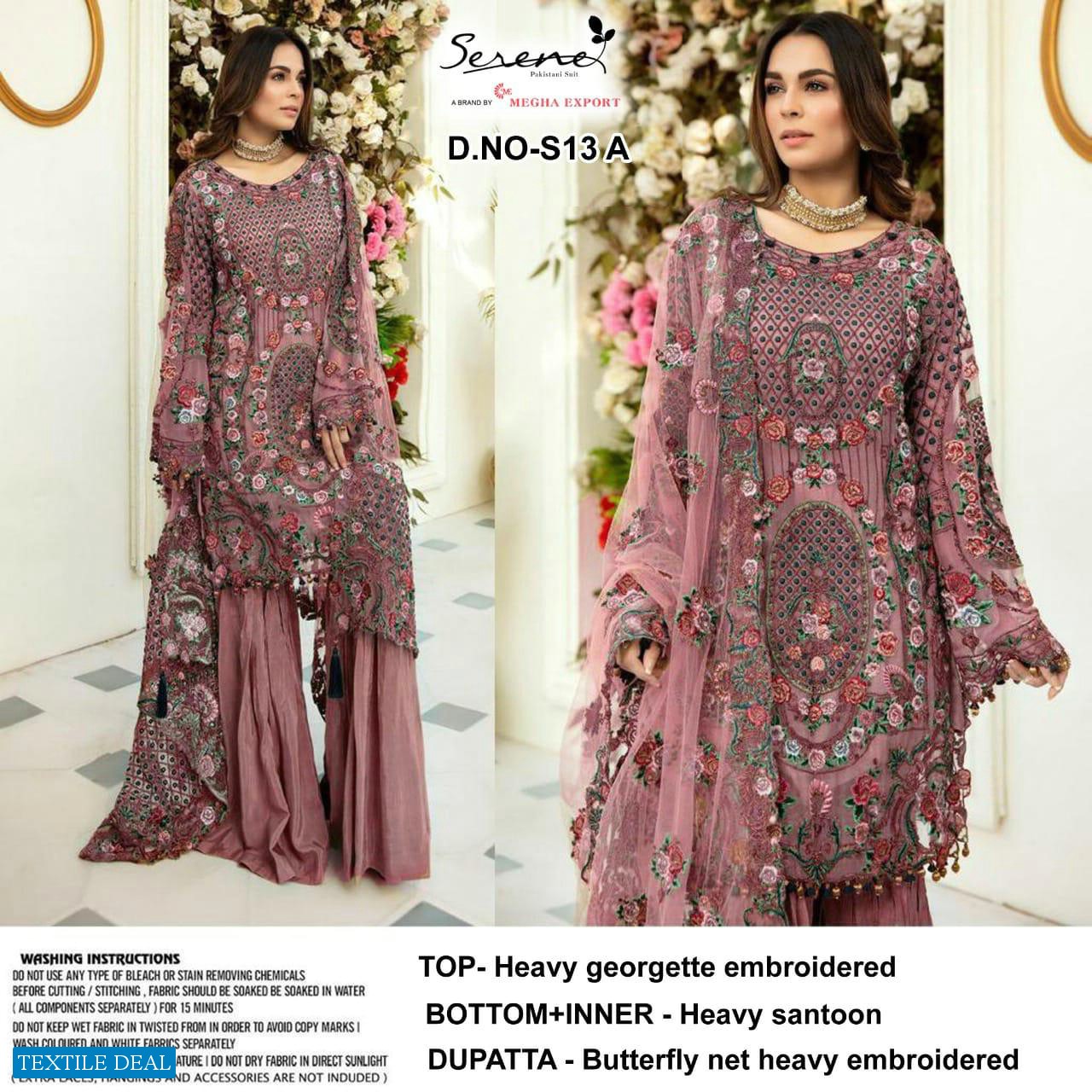 Serene S-13 Colour Wholesale Pakistani Dress