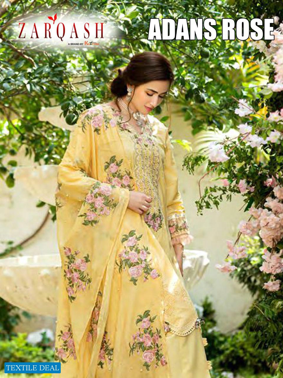 Zarqash Adans Rose Wholesale Pakistani Concept Dress