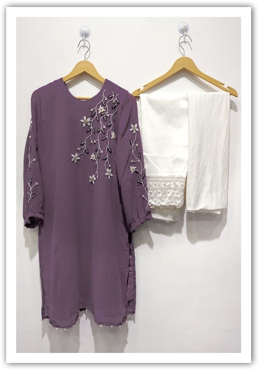 SAFA FASHION S F 976 LAXURY STYLISH TOP WITH CIGARETTE PANTS