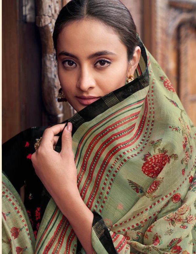 NAZAKAT BY JAY VIJAY BEMBERG SILK EMBROIDERY DESIGNER SALWAR KAMEEZ