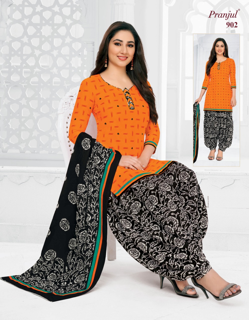 PRANJUL PRIYANKA VOL 9 COTTON PRINTED DESIGNER CASUAL  DRESS MATERIAL