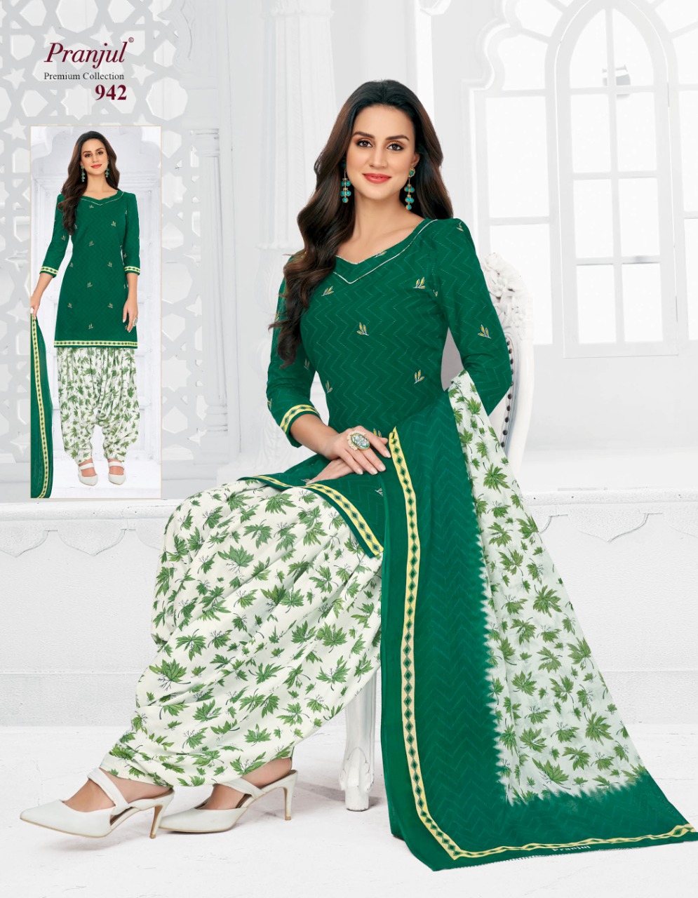 PRANJUL PRIYANKA VOL 9 COTTON PRINTED DESIGNER CASUAL  DRESS MATERIAL