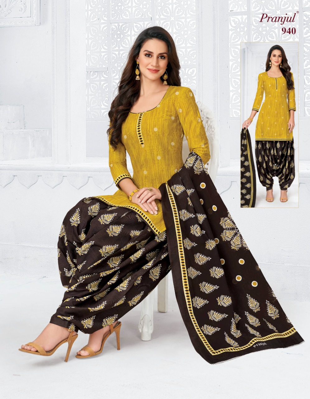PRANJUL PRIYANKA VOL 9 COTTON PRINTED DESIGNER CASUAL  DRESS MATERIAL