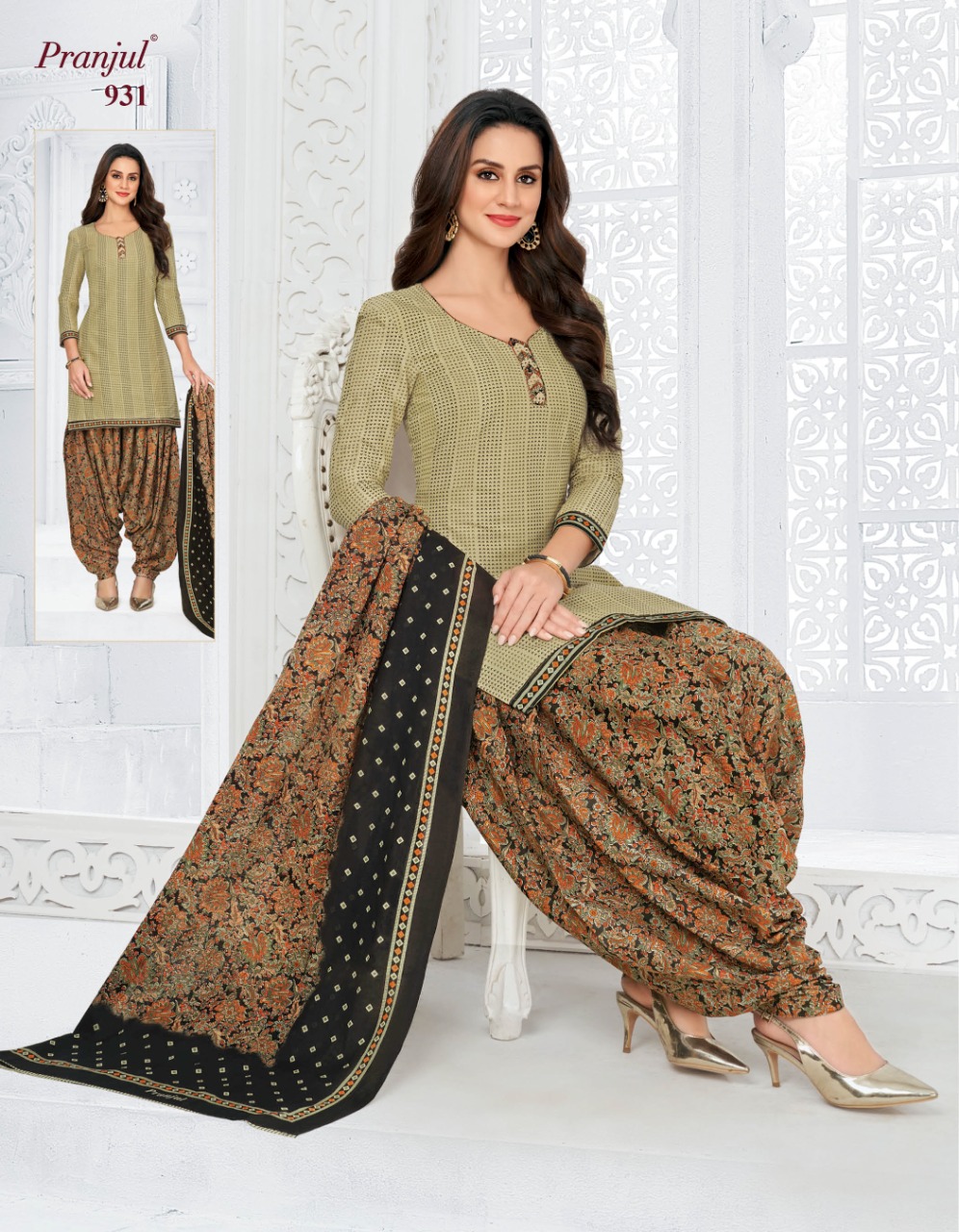 PRANJUL PRIYANKA VOL 9 COTTON PRINTED DESIGNER CASUAL  DRESS MATERIAL