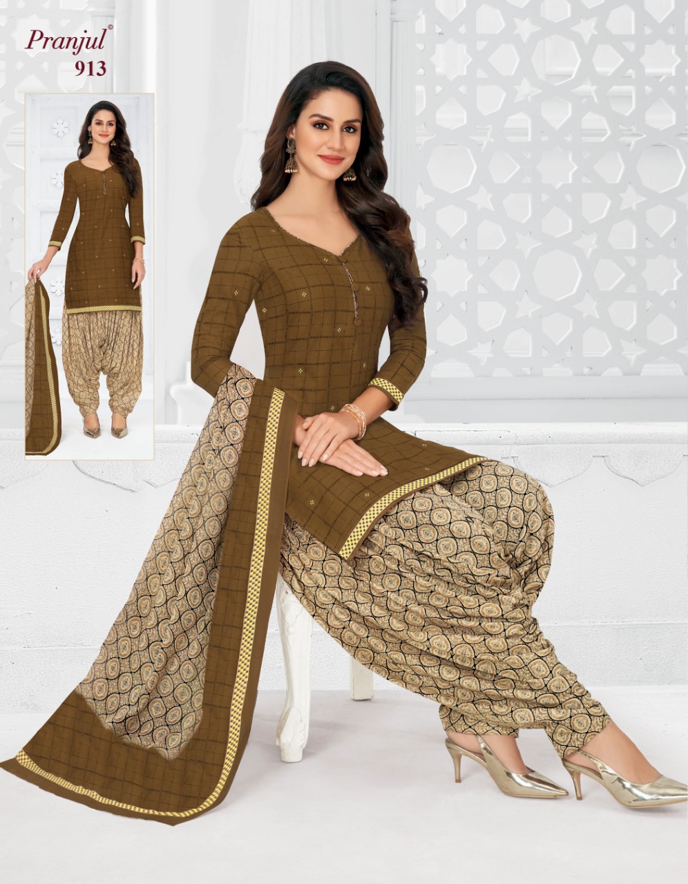 PRANJUL PRIYANKA VOL 9 COTTON PRINTED DESIGNER CASUAL  DRESS MATERIAL