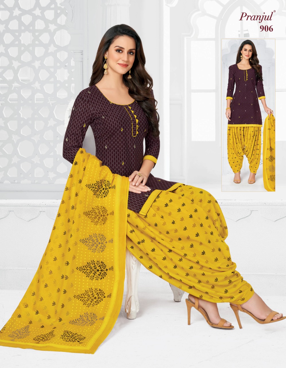 PRANJUL PRIYANKA VOL 9 COTTON PRINTED DESIGNER CASUAL  DRESS MATERIAL