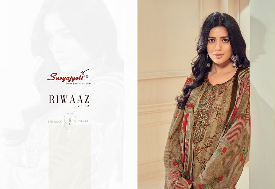 Suryajyoti Riwaaz Vol-2 Wholesale Patiyala Dress Material