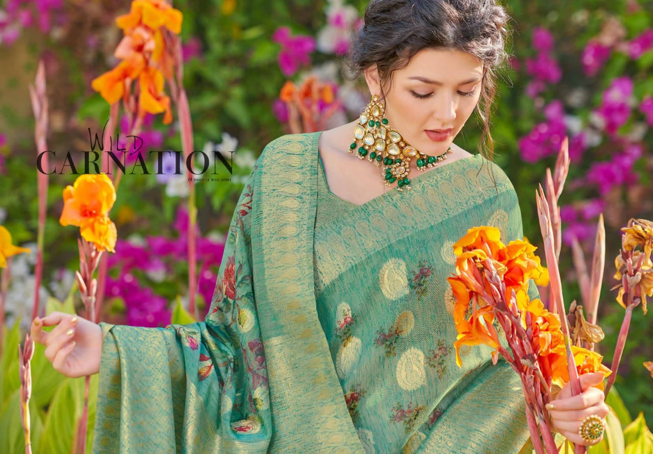 JOH RIVAAJ JANET VOL61 SILK WITH DIGITAL PRINTED DESIGNER SAREES