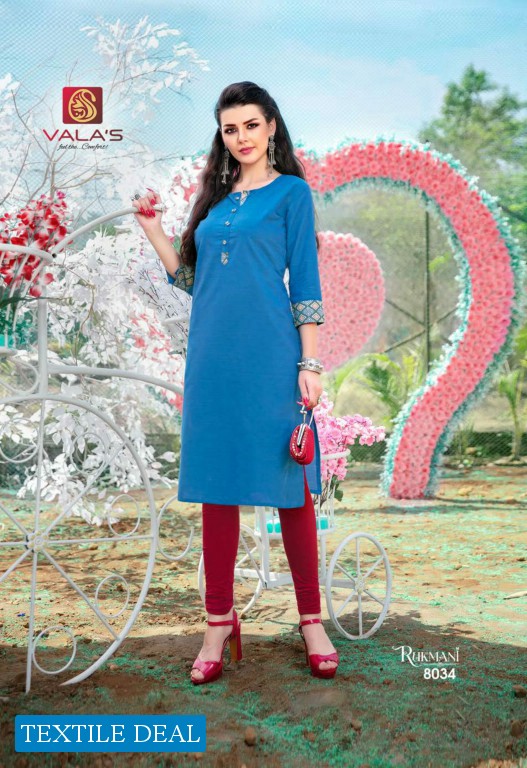 Valas Rukmani Wholesale South Cotton Kurtis Catalogs