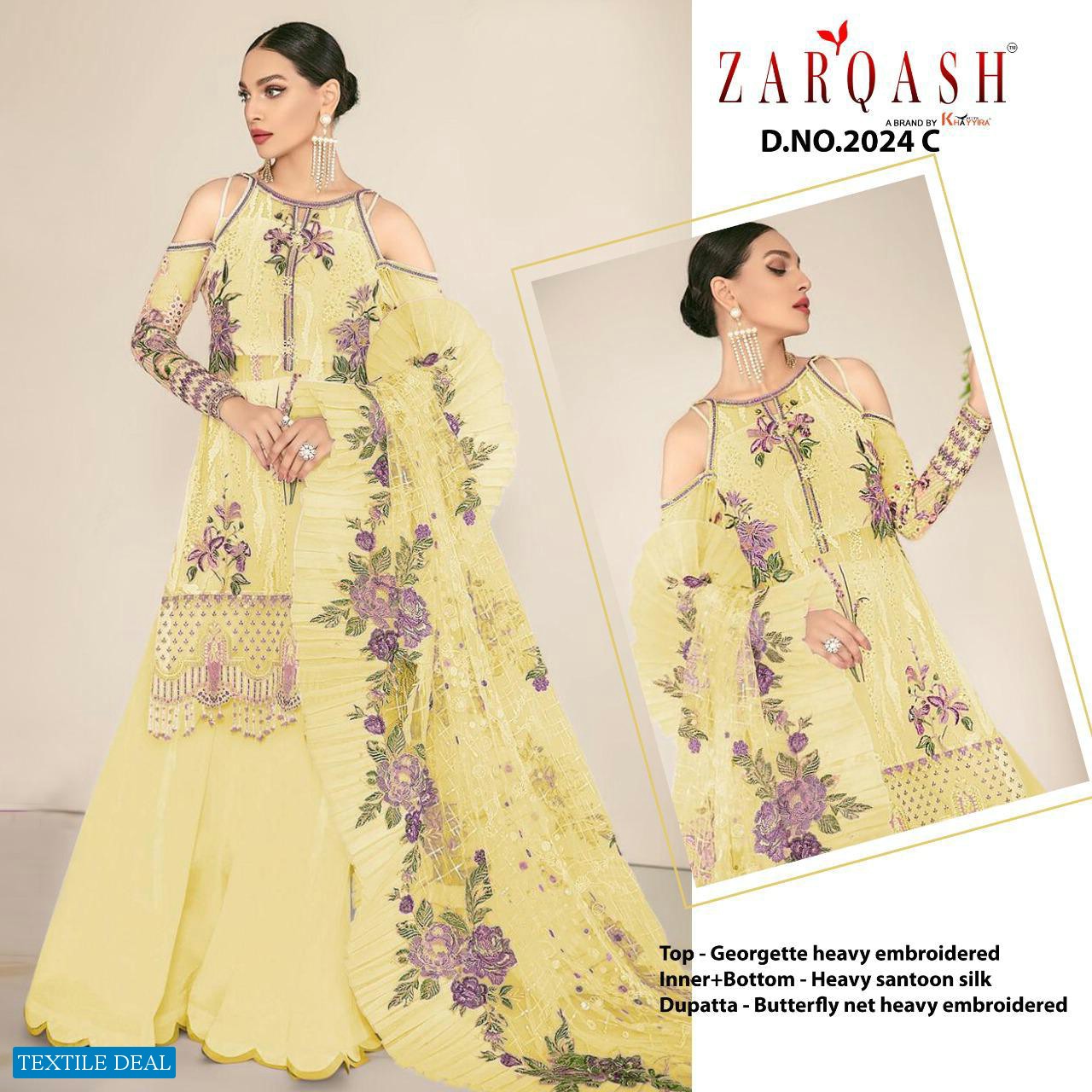 JIHAN BY ZARQASH GEORGETTE EXCLUSIVE FANCY SUITS