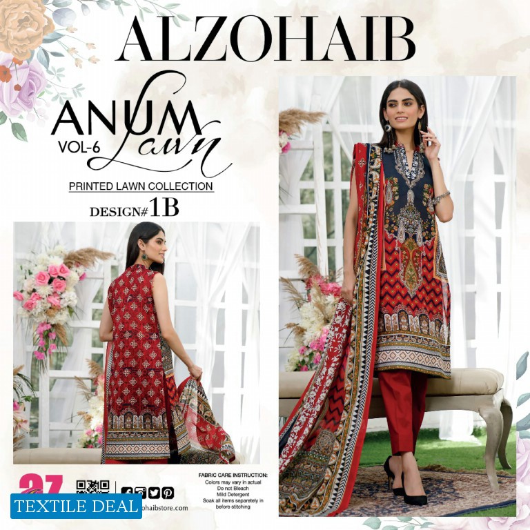 ALzohaib Anum Vol-6 Premium Lawn Collection