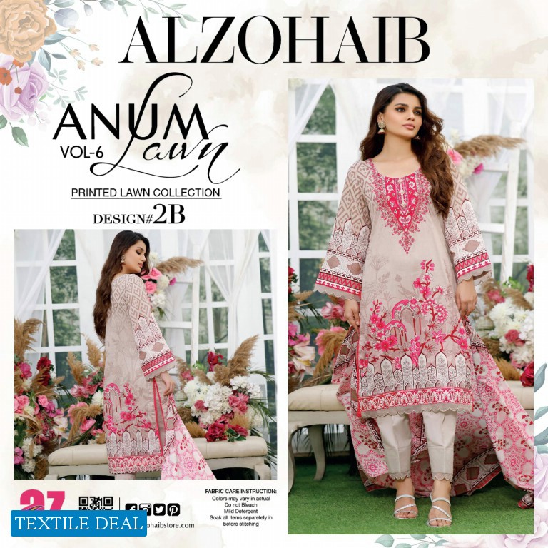 ALzohaib Anum Vol-6 Premium Lawn Collection